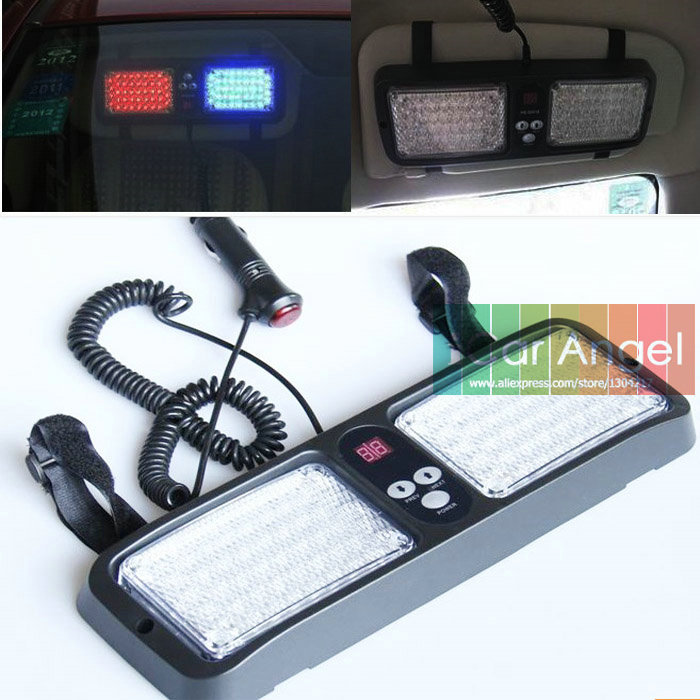 20W Sun Visor Car Truck Warning Light Strobe Flashing Beacon Emergency