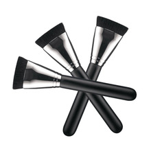 Pro Face Flat Contour Foundation Brush Makeup Brushes Beauty Brusher Wooden Handle pinceis de maquiagem