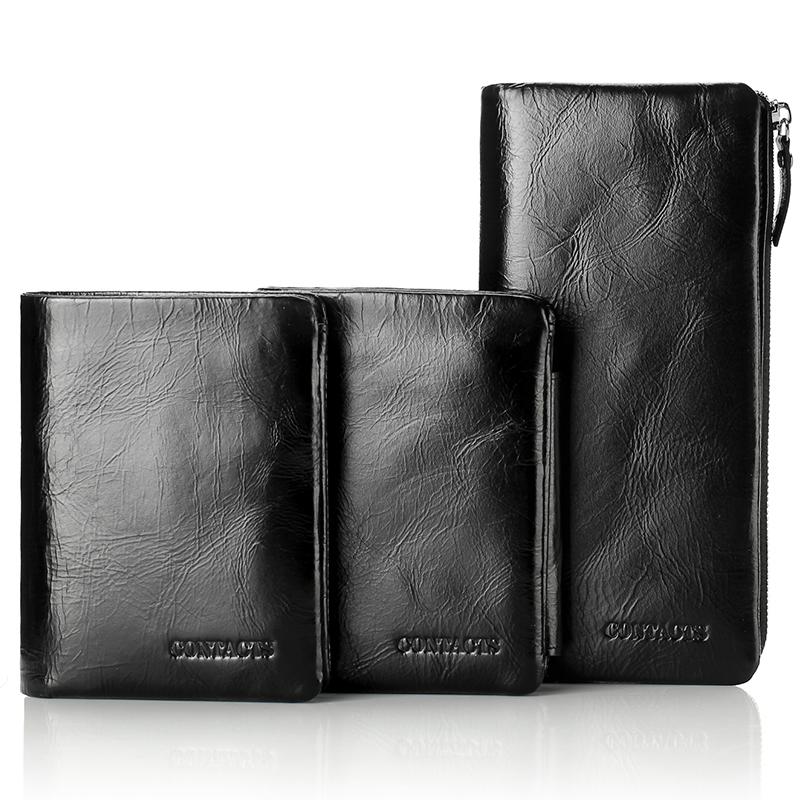 Guarantee Genuine Leather 2015 New Classical Vintage Style Men Wallets Wallet Fashion Brand Purse Card Holder