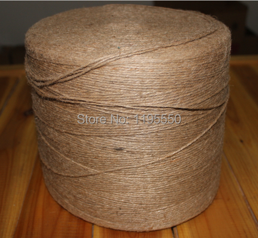 200yards 2mm Thin 3shares rope,  Natural Jute Twine Cord DIY/Decorative Handmade Accessory Hemp Jute Rope For Papercrafting