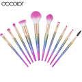 New Arrival Docolor 10PCS Makeup Brushes Fantasy Set Foundation Powder Eyeshadow Kits Gradient color makeup brush