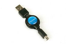 Retractable USB Data Charger Charging Cable for 3DS NEW3DS DSi NDSi new3DSXL 75CM Cable