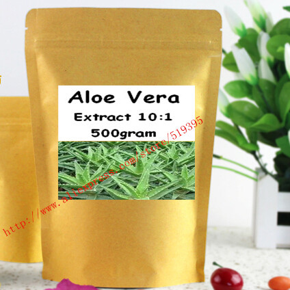 Natural  Aloe Vera Extract 10:1 Powder 500gram free shipping