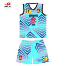 Newest Double-sided wear Reversible basketball jersey in high quality