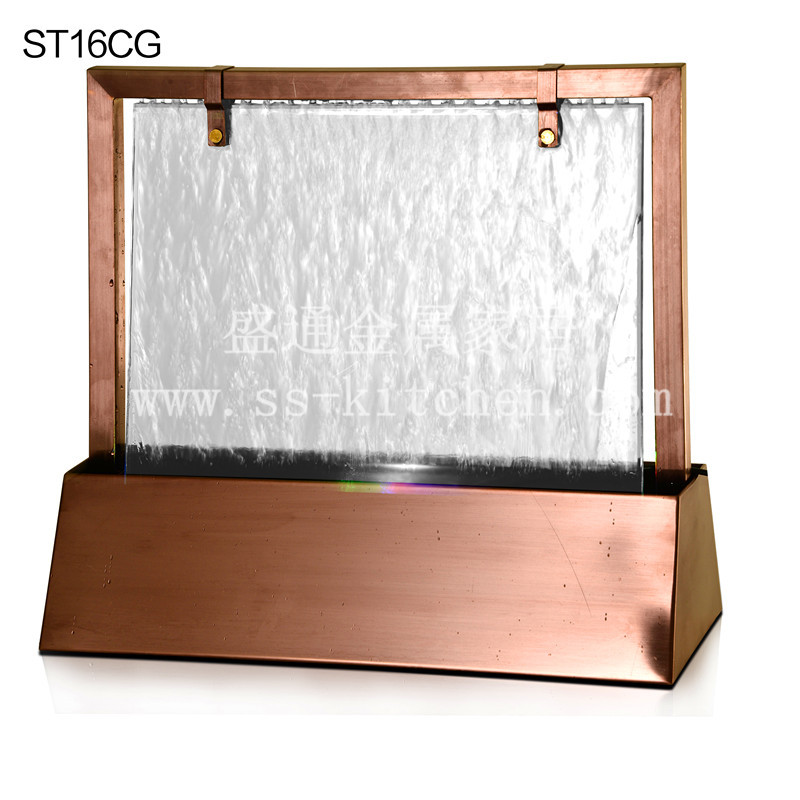 desktop crafts decoration indoor glass waterfall water desktop crafts decoration indoor glass waterfall water