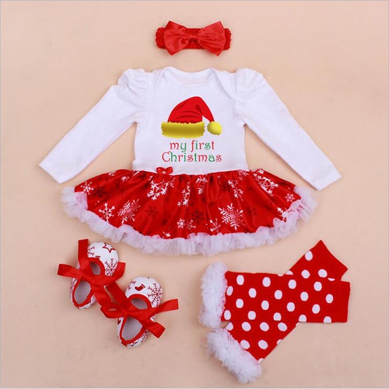 2019 wholesale my first christmas costumes infant toddler baby girls