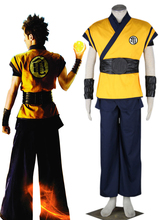Dragonball Film Evolution Goku Kame Practice Unifrom Anime Cosplay Costume