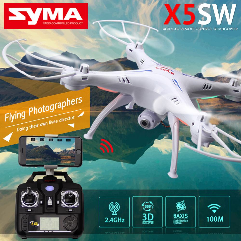 High Quality Syma X5SW WIFI FPV Quadcopter Drone with Camera 2 4G 6 Axis FPV Drone