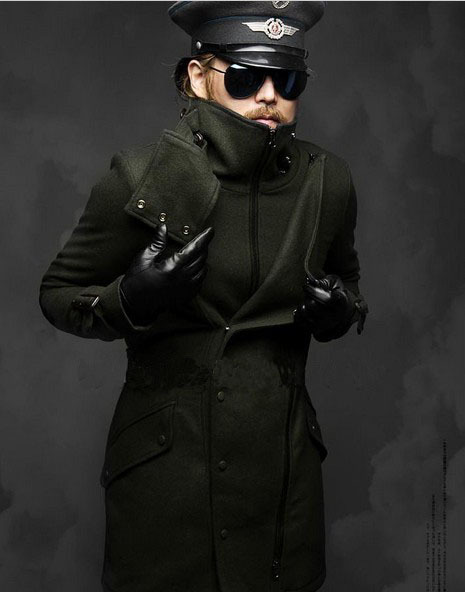 New-Men-Punk-Fashion-Multi-Zippers-Turtleneck-Cool-Warm ...