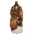 za New fashion print cashmere scarf for women blanket scarf with tassel winter warm shawl wraps