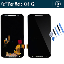100% Original LCD Display Touch Screen Digitizer Assembly For Motorola For MOTO X+1 X2 XT1097 With Tool White/Black