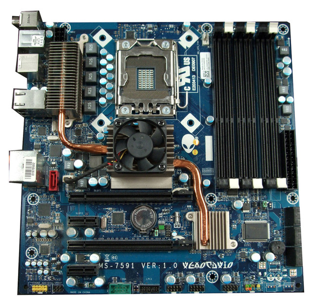 Envío gratis MS 7591 H869M 0H869M placa madre de escritorio para Alienware Aurora ALX i7 X58