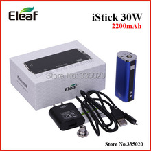 Original Eleaf iStick 30W 2200mAh Capacity VV/VW Mod Battery Stainless Steel Thread iStick 30w for MELO Atomizer Pre-order