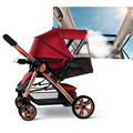 Purple Red Blue Baby Stroller Bekerhouder Pushchair Lightweight Infant Stroller Prams 3 In 1 Folding Umbrella