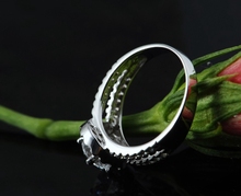 Fashion Zirconia Stone Silver Rings for Women Engagement Girls Valentine s Gift Fine Beautiful Star Charm