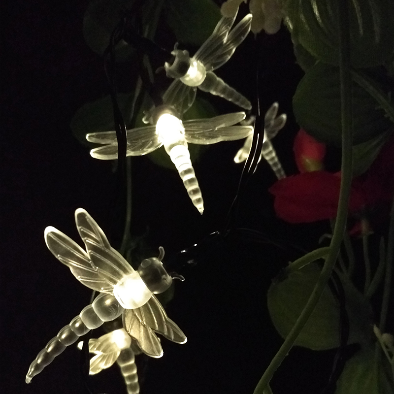 IP65 Waterproof Outdoor Solar Dragonfly LED String Lights Solar Lamps 2017 Holiday Festival Weddings Easter Decoration 12M 100L IP65 Waterproof Outdoor Solar Dragonfly LED String Lights Solar Lamps 2017 Holiday Festival Weddings Easter Decoration 12M 100L