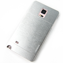 Phone Cases for Samsung Galaxy Note 4 Case Motomo Brushed Metal mobile phone bags cases Brand