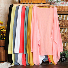 2016 Autumn Winter New Casual Loose Long Sleeve Cropped Women Knitwear Coat Cardigan Feminina Blusa Blouse Shirt Plus Size