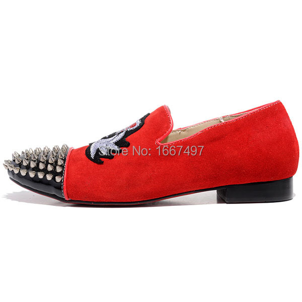 christian louis vuitton men shoes - Hot-Sale-Red-Bottom-Shoes-Spikes-Suede-Mens-Loafers-Flat-Shoes-Sneakers-Red-Online.jpg