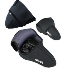 Neutral Small Neoprene Zoom SLR Camera Cover Sleeve Camera Sleeve Cover Bag For Sony Canon Nikon