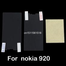 HD clear screen protector for Nokia Lumia 920 clear screen protective film screen guard with cleaning cloth for gift