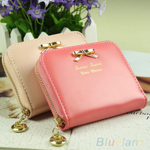 Hot Fashion Women s Mini Faux Leather Lady Purse Wallet Card Holders Handbag coin bag 1GDT