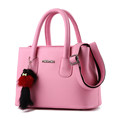 Litchi Stria Leather Ladies Ladylike Handbag Japan And Korean Style Crossbody Bag Embossing Plaid Women Concise