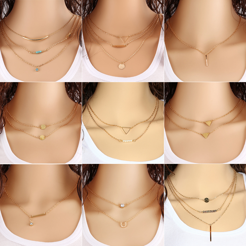    GeometricTriangle           Necklaces For Women PD23         