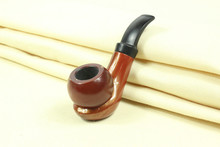Men’s Wooden Pipe Tobacco Smoking Pipe Hot sales Durable Wooden Smooth Standard chimney 1set/lot Durable Wooden Fashing