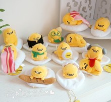 Wholesale-4 Inch Gudetama Egg TSUM TSUM Plush Baby Dolls Toy Cartoon Mini Mame Petit Mascot Mamepuchi Gift Japan