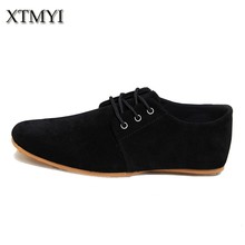 2015 Spring/Autumn Fashion Men shoes Casual Shoes Lace-up Low Breathable Suede Classic Casual Mens flats