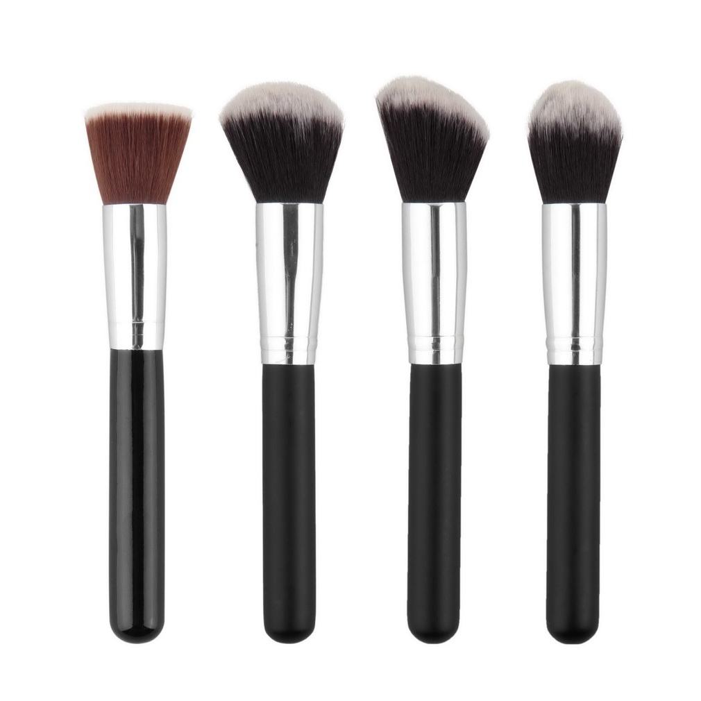 1pc Styling Tools Super NEW Soft Synthetic Large Cosmetic Blending Foundation Silver Makeup Brush Hot Selling