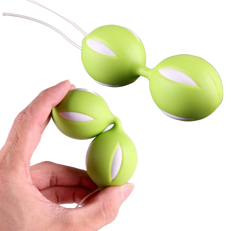 vaginal balls play done in the nude