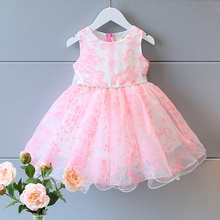 pink First Communion Dresses For Girls 2016 Brand Tulle Lace Infant Toddler Pageant Flower Girl Dresses for Weddings and Party