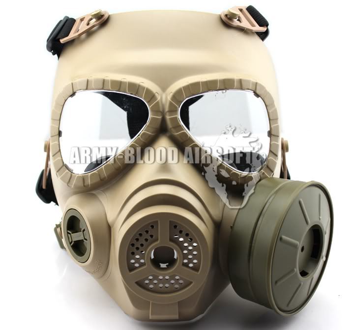 tactical gas mask drawing reference