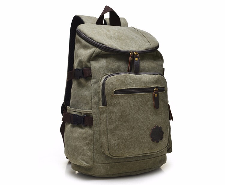 High capacity Vintage Backpack Fashion High quality boy school bag Casual Travel Bags men Canvas Backpack (7)