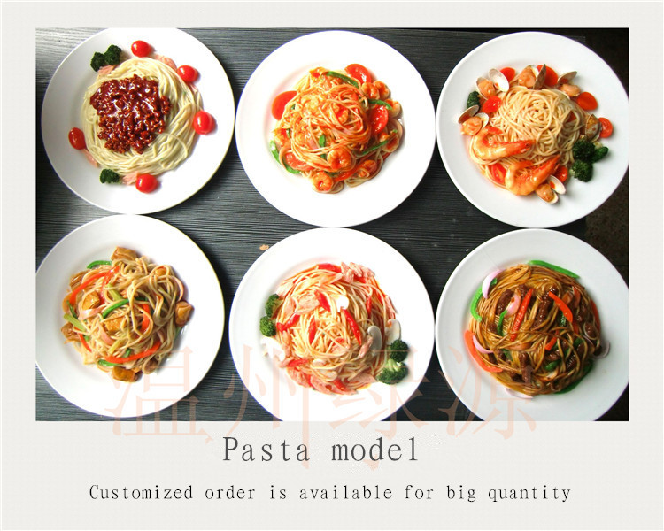 Free shipping fake calabrian fake pasta brandy tomato seafood surface Noodles Customized order ...