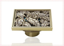 e-pak Best Price Beautiful L5402 Antique Brass Gravity Flushing Construction & Real Estate Bathroom Floor Drain lamp