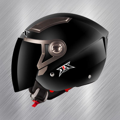 half 3 4 motorcycle helmet jix helmet op02 electric bicycle helmet large lenses double lenses