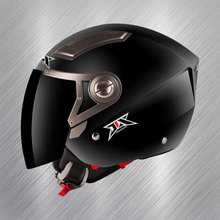 half 3 4 motorcycle helmet jix helmet op02 electric bicycle helmet large lenses double lenses