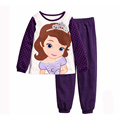 For 2 7Y New Baby Boys Girl Sofia Minnie Mickey Hello Kitty Clothes Cute Cartoon Long