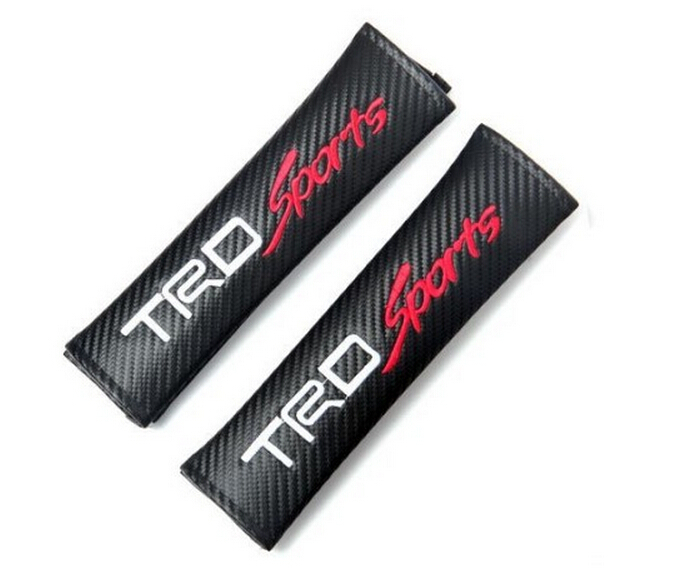 seat belt shoulder pad carbon fiber toyota trd #2