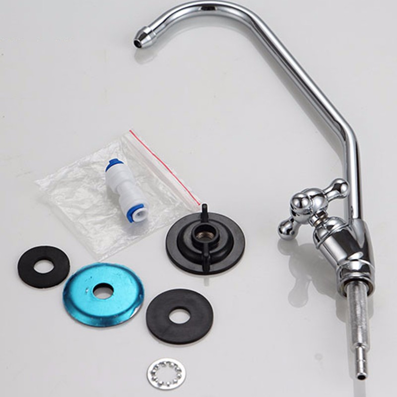 Water Filter Parts Stainless Steel Faucet Sets With Pipe Connector