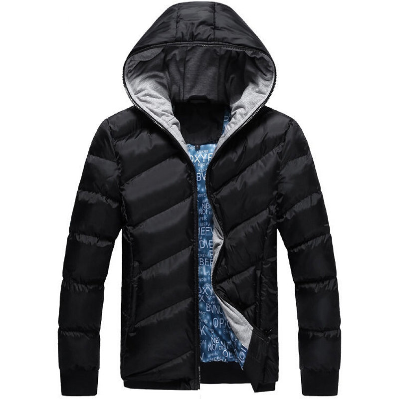 Men Winter Jacket Brand New Fashion Slim Fit Fashion Warm Thick winter jackets mens Coat outdoor parka Plus size M- 3XL