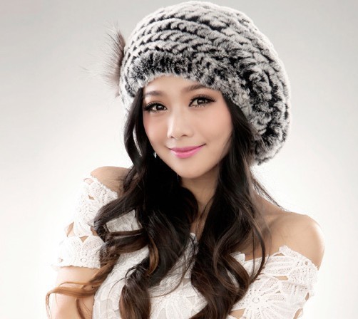 hat For Hat Hat beanie with fur Pom Genuine Rabbit Fur rabbit Beanie pom Pom Women Rex pom Knitted hat For Hat Hat beanie with fur Pom Genuine Rabbit Fur rabbit Beanie pom Pom Women Rex pom Knitted