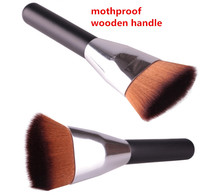 High Quality Professional Natural Blending Flat Contour Blush Brush Face Foundation Makeup Brush Comestic Facial Brand