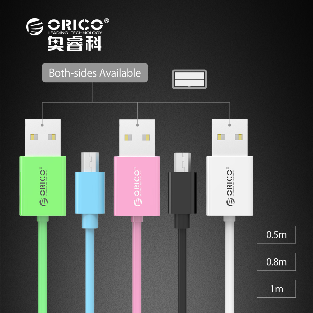 [Оригинальный Кабель Micro Usb] ORICO 5 В 3A Разрешено Micro USB 2.0 Зарядка Кабель для Передачи Данных Длиной 0.5/0.8/1.0 м для Смартфонов и таблетки