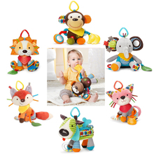 ( 2 unids ) 2015 nuevo bebé juguetes de bebé juguetes móviles felpa cama del torno cuna coche colgando traqueteos del bebé traqueteos educativos regalo navidad