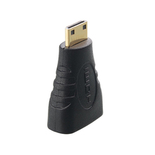 HDMI Female To Mini HDMI Male Adapter Adaptor Connector Black For Laptop Cameras 5ACE