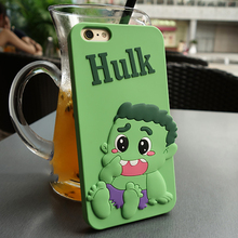 Lovely Cartoon personage shockproof silica gel stereoscopic Mobile phone shell for 5s 6 6splus
